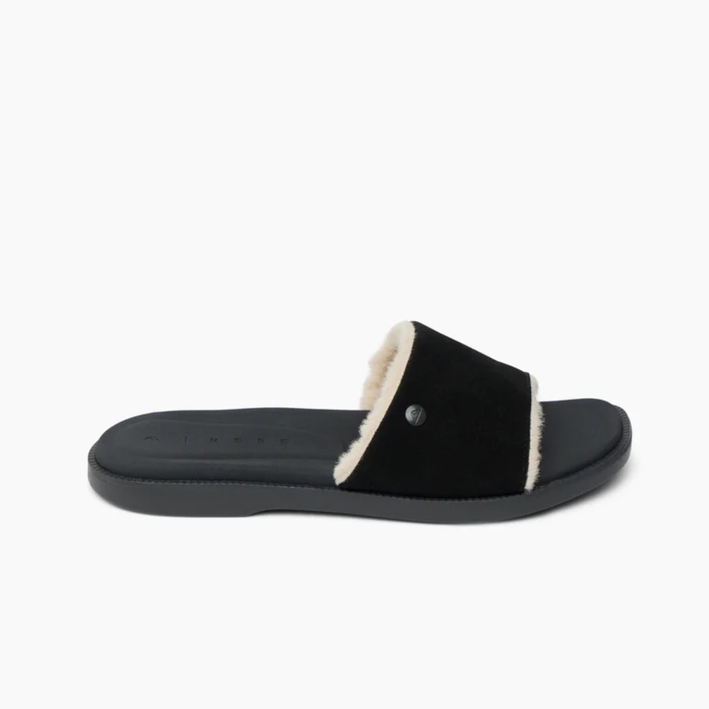 Reef Sunny Arrianah Cozy black slides